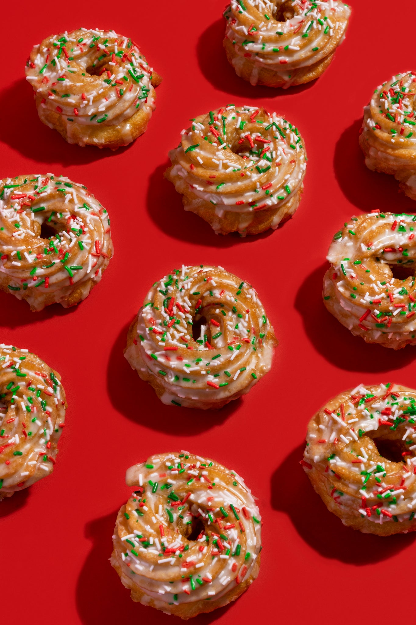 Holiday Sprinkle Cruller