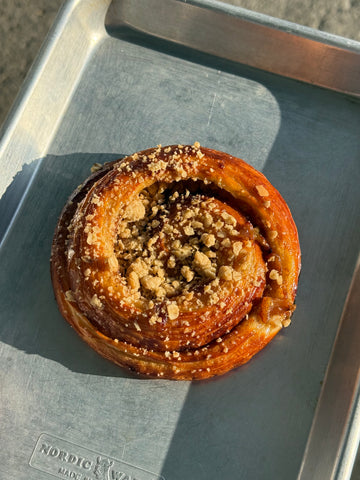 Caramel Apple Crumble Croissant