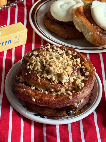 Caramel Apple Crumble Croissant